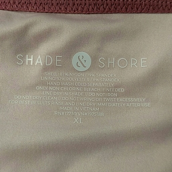 NWOT Shade & Shore Hipster Ribbed Tie Side Bottom - Picture 6 of 6
